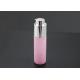 Pink Cylinder 50ml Airless Pump Bottles / Makeup Pump Bottle