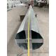 Hot Dip Galvanized 69KV Electrical Pole 75FT 4.0mm Thick Dodecagonal
