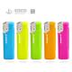 Plastic Refillable Windproof Lighter with LED Lamp Refillable and LED Lamp Included