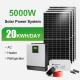 10000w Mono Panel Solar Power Generator Kits Off Grid Solar Energy System For Home