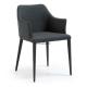 American Solid Wood Armchair Dining Living Room Leisure Chair ,Upholstered Fabric Dining Chair With Armrest.