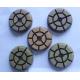 12 Thick Wet Dry Diamond Polishing Pads , 3 Inch Diamond Polishing Pads For Concrete