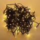 Christmas Lights 165ft 300 Count LED Warm White Clear Commercial Grade Christmas Light String for Home Decor Lights for Xmas