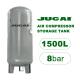 1500L 8BAR Air Compressor Holding Tank 0.3m3 Volume