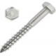 40mm 60mm Coach Hexagonal Wood Screws For Outside Use Construction Projects