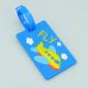 funny airplane hard PVC card luggage tag