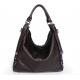 Women Style Coffee Classic Lady Real Leather Shoulder Bag Handbag #2719