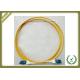 Multimode Fiber Optic Patch Cord , Duplex Fiber Optic Cable With Low Insertion