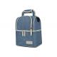 Portable Double Layer Food Cooler Backpack With Two Way Dual Zipper Top