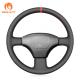 Perfectly Fit DIY Genuine Leather Steering Wheel Wrap for Toyota LandCruiser 80 Series 1990-1997