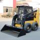 Small Size Wheel Skidsteer Loader With Attachments For Infrastructure Construction
