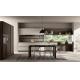Innovative Modern EB Board Kitchen Cabinet Tailored With Glass Door Showcase