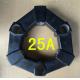 25A excavator rubber coupling