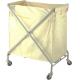 Paint Coating Steel Tube Linen Trolley For Hotel