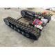 Agricultural Machineries Rubber Track Undercarriage With Chassis / Power Transmission