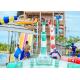 High Speed Water Slides Funny Swimming Pool Water Amusement For Holiday Resort