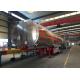 Stainless Steel Semi Trailer Water Tank Truck Hydraulic Flatbed Trailer