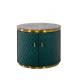 48cm Round Bedside Table With Drawer