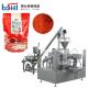 PLC Automatic Chilli Powder Packing Machine , Premade Stand Up Pouch Packaging