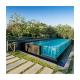 1.20g/cm3 Density Fiberglass Liner Transparent Acrylic Panel l Outdoor Swimming Pool