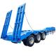 3 Axle 60/80 Tons Excavator Equipment  Lowbed Semi Trailer With Ladder for Sale in Zimbabwe