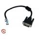 15 pin DVI cable male with long handle