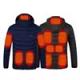 2022 Winter Puffer Coats Custom Waterproof USB Electrical Heated Jacket Men′s Down Coat