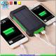 Solar power bank 10000MAH high capacity with li-polymer battery