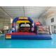 Outdoor Bounce House Inflatable Bouncer Combo With Slide Hero Spiderman Cartoon Theme