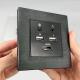 hotel room Audio Video system USB charger Media hub Socket Plate  with blue tooth