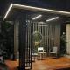 Waterproof Outdoor Bioclimatic Awning Rainproof Luxury Modern Electric Pergola Aluminum Shutters Gazebo
