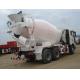 Front Load Ready Mix 10-12m3 Concrete Truck, Low Noise Concrete Boom Pump Truck