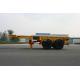 Skeletal ISO Tank Container Semi Trailer Chasis 2 Axles 20 Foot