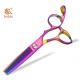 Special Hairdressing Colourful Scissors Smooth Handfeel For Engraving Shaping