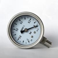 SS 316L 63mm Vacuum Pressure Gauge 1 Bar Bayonet Ring Pressure Gauge