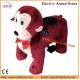 Lovely Monkey Children Animal Rides Plush Ride on Wild Animals Electric Animal Toy