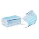Elastic Earloop 3 Ply Disposable Face Mask / Blue Non Woven Disposable Mask