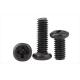 Black Oxide Steel Pan Head Phillips Screws DIN7985 Cross Recessed Drive Pan Head Screws IS07045 Pan Head Screws