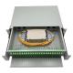 48 port rack mounted fiber optic patch panel / wall mounted fiber optic terminal box / fiber optic distribution panel