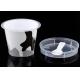 8oz 240ml Plastic Yogurt Ice Cream Cups IML Printing Chocolate Mousse Cup