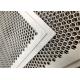 Customized Perforated Metal Mesh , Perforated Corrugated Metal Round And Hexagonal Holes