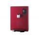 Plastic Case Wall Mounted Instant Hot Water Dispenser Red Color Touch Screen