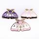 Butterfly Shape Hard Enamel Lapel Pins Customized Size For Collectible