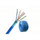 Bare Copper 0.57mm Conductor Cat6 SFTP Cable HDPE Insulation