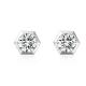 Classic Design 18k Lab Grown Diamond Earrings Jewelry  NGTC Certified Round shape 0.3ct diamond Earrings