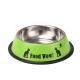 Multi Color 2200ml Pet Feeder Bowl 6.4cm No Spill Dog Bowl