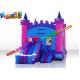 Turrets Colorful Commercial Bouncy Castles  Slide  5 x 4  Meters for Girl