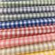 100gsm-140gsm Yarn Dye Twill Check And Stripe Fabrics Polyester Cotton Rayon Blend
