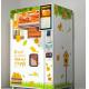 Bill Acceptor 800W Automatic Juice Vending Machine With Canopy