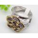 Vintage Golden Flower Stainless Steel Gothic Ring 1120478